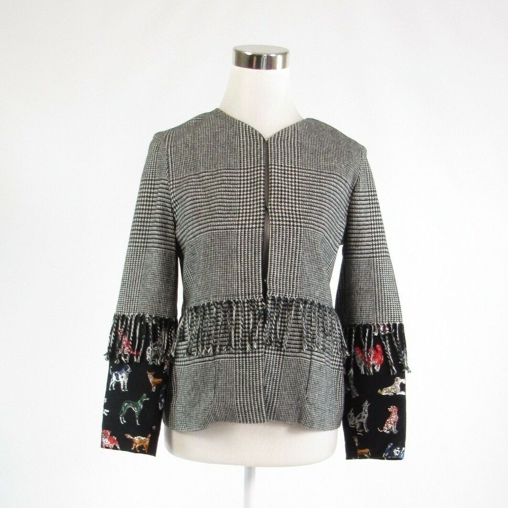 Vilagallo black blazer jacket IT38 4